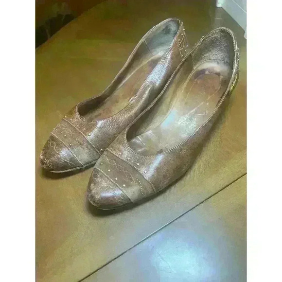 Martinelli vintage heels 1in heel (made in italy) genuine leather size 38 us 7.5 - Picture 7 of 9